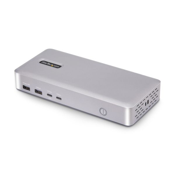 StarTech.com Dual-Monitor USB4 Docking Station, Dual 4K 120Hz of Single 8K 60Hz HDMI, 100W Laptop Charging, 2.5GbE, USB-C Multi-Monitor Dock, Zonder Drivers (155UE-USB4-DOCK)
