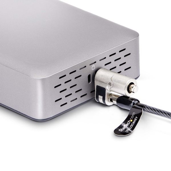 StarTech.com Dual-Monitor USB4 Docking Station, Dual 4K 120Hz of Single 8K 60Hz HDMI, 100W Laptop Charging, 2.5GbE, USB-C Multi-Monitor Dock, Zonder Drivers (155UE-USB4-DOCK)