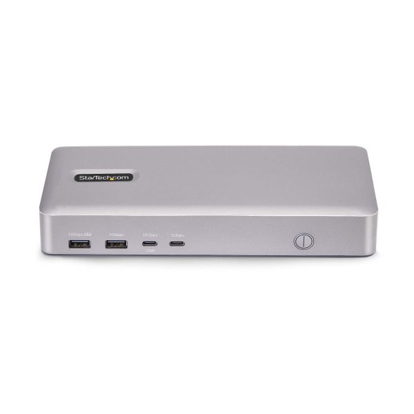 StarTech.com Dual-Monitor USB4 Docking Station, Dual 4K 120Hz of Single 8K 60Hz HDMI, 100W Laptop Charging, 2.5GbE, USB-C Multi-Monitor Dock, Zonder Drivers (155UE-USB4-DOCK)