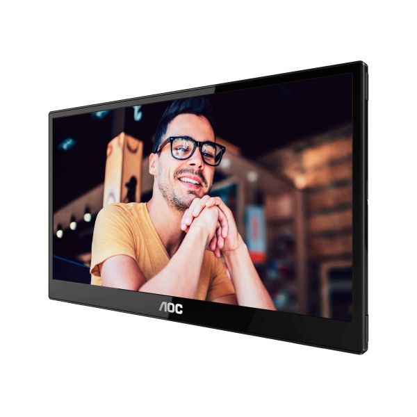 AOC 16T3EA Draagbare televisie en monitoor Zwart 39,6 cm (15.6") 1920 x 1080 Pixels (16T3EA)
