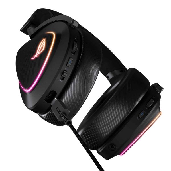 ASUS ROG DELTA II Headset Bedraad en draadloos Hoofdband Gamen USB Type-C Bluetooth Zwart (90YH03W0-BHUA00) ASUS ROG DELTA II Headset Bedraad en draadloos Hoofdband Gamen USB Type-C Bluetooth Zwart (90YH03W0-BHUA00)