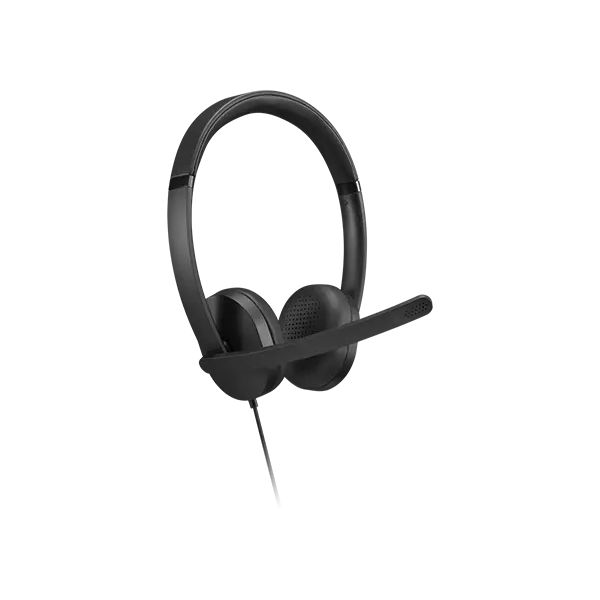 Lenovo 4XD1P83425 hoofdtelefoon/headset Bedraad Hoofdband Oproepen/muziek USB Type-A Zwart (4XD1P83425)