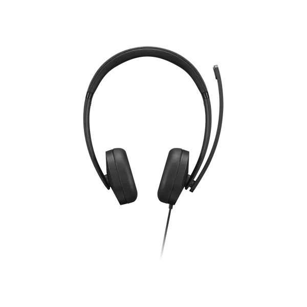 Lenovo 4XD1P83425 hoofdtelefoon/headset Bedraad Hoofdband Oproepen/muziek USB Type-A Zwart (4XD1P83425)