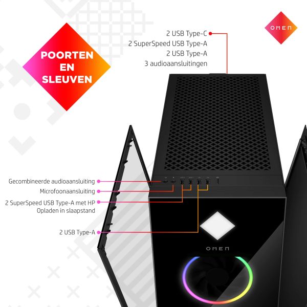 OMEN by HP 45L Gaming Desktop GT22-0910nd PC (666F8EA#ABH)