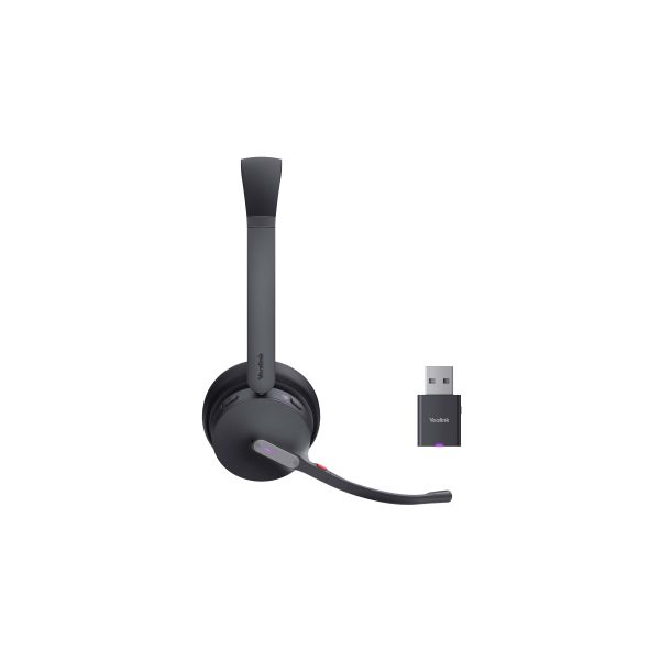 Yealink WH64 Hybrid Dual Teams Headset Draadloos Hoofdband Kantoor/callcenter Micro-USB Bluetooth Zwart (1208685)
