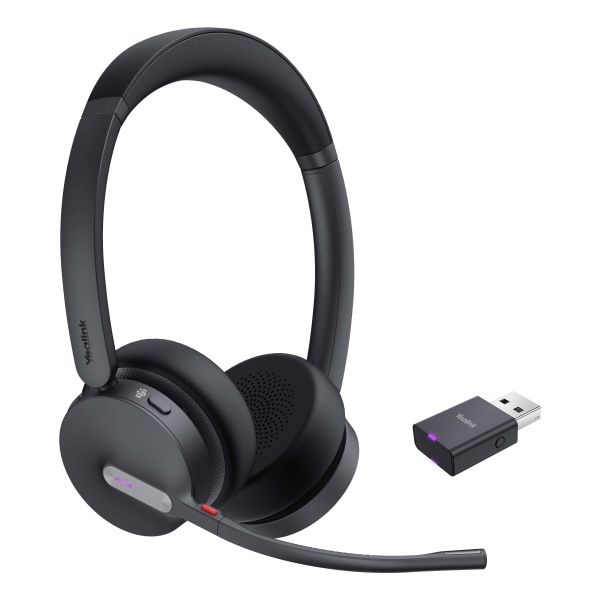 Yealink WH64 Hybrid Dual Teams Headset Draadloos Hoofdband Kantoor/callcenter Micro-USB Bluetooth Zwart (1208685) Yealink WH64 Hybrid Dual Teams Headset Draadloos Hoofdband Kantoor/callcenter Micro-USB Bluetooth Zwart (1208685)
