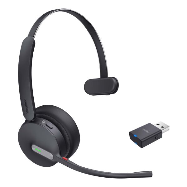 Yealink WH64 Hybrid Mono Teams Headset Draadloos Hoofdband Kantoor/callcenter Micro-USB Bluetooth Zwart (1208687) Yealink WH64 Hybrid Mono Teams Headset Draadloos Hoofdband Kantoor/callcenter Micro-USB Bluetooth Zwart (1208687)