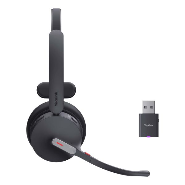 Yealink WH64 Hybrid Mono Teams Headset Draadloos Hoofdband Kantoor/callcenter Micro-USB Bluetooth Zwart (1208687) Yealink WH64 Hybrid Mono Teams Headset Draadloos Hoofdband Kantoor/callcenter Micro-USB Bluetooth Zwart (1208687)