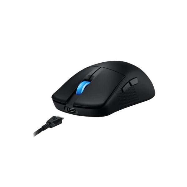 ASUS ROG Harpe Ace Mini muis Gamen Ambidextrous RF Wireless + Bluetooth + USB Type-C Optisch 42000 DPI (90MP03Z0-BMUA00)