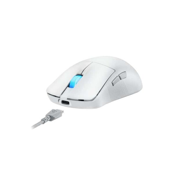 ASUS ROG Harpe Ace Mini muis Gamen Ambidextrous RF Wireless + Bluetooth + USB Type-C Optisch 42000 DPI (90MP03Z0-BMUA10) ASUS ROG Harpe Ace Mini muis Gamen Ambidextrous RF Wireless + Bluetooth + USB Type-C Optisch 42000 DPI (90MP03Z0-BMUA10)