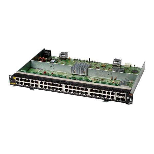 Hewlett Packard Enterprise Aruba 6400 48-port 1GbE Class 6 PoE & 4-port SFP56 v2 network switch module Gigabit Ethernet (R0X40B)