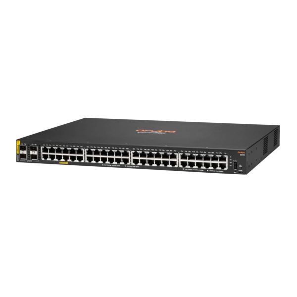 Hewlett Packard Enterprise Aruba 6000 48G Class4 PoE 4SFP 370W Managed L3 Gigabit Ethernet (10/100/1000) Power over Ethernet (PoE) 1U (R8N85A#ABB)