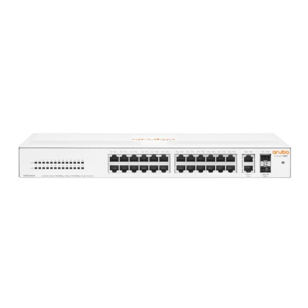 Hewlett Packard Enterprise Aruba Instant On 1430 26G 2SFP Unmanaged L2 Gigabit Ethernet (10/100/1000) 1U (R8R50A#ABB) Hewlett Packard Enterprise Aruba Instant On 1430 26G 2SFP Unmanaged L2 Gigabit Ethernet (10/100/1000) 1U (R8R50A#ABB)
