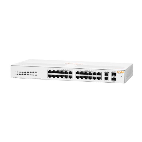 Hewlett Packard Enterprise Aruba Instant On 1430 26G 2SFP Unmanaged L2 Gigabit Ethernet (10/100/1000) 1U (R8R50A#ABB)