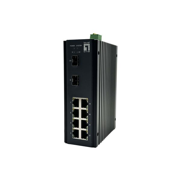 LevelOne IGU-1071 netwerk-switch Managed L2+ Gigabit Ethernet (10/100/1000) Zwart (IGU-1071)