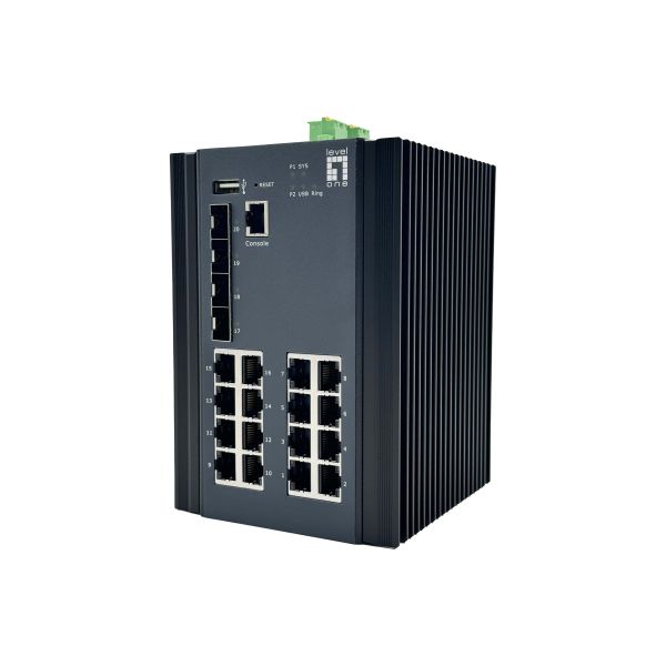 LevelOne IGU-2071 netwerk-switch Managed L2+ Gigabit Ethernet (10/100/1000) Zwart (IGU-2071)