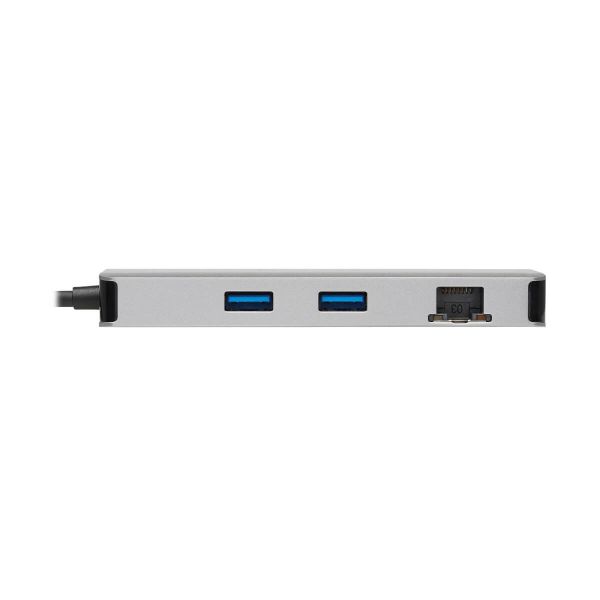 Tripp Lite U442-DOCK8G-GG laptop dock & poortreplicator Bedraad USB 3.2 Gen 1 (3.1 Gen 1) Type-C Zwart, Grijs (U442-DOCK8G-GG)