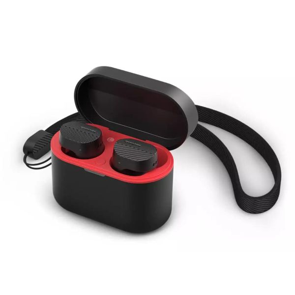 Philips TAA5508BK/00 hoofdtelefoon/headset True Wireless Stereo (TWS) In-ear Oproepen/muziek Bluetooth Zwart, Rood (TAA5508BK/00)
