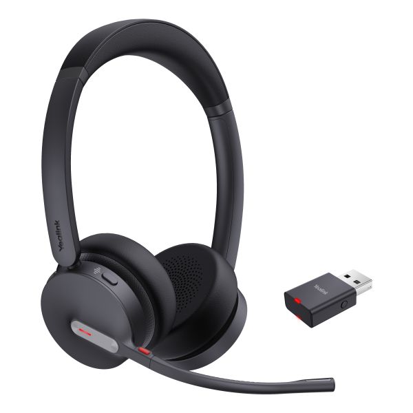Yealink WH64 Hybrid Dual UC Headset Draadloos Hoofdband Kantoor/callcenter Micro-USB Bluetooth Zwart (1208686)
