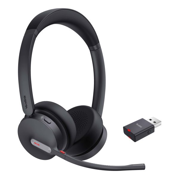 Yealink WH64 Hybrid Dual UC Headset Draadloos Hoofdband Kantoor/callcenter Micro-USB Bluetooth Zwart (1208686)