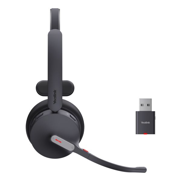 Yealink WH64 Hybrid Mono UC Headset Draadloos Hoofdband Kantoor/callcenter Micro-USB Bluetooth Zwart (1208688)