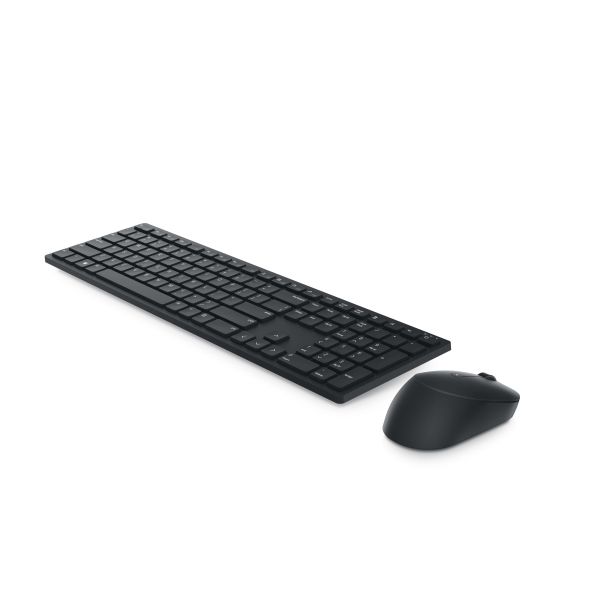 DELL KM5221W toetsenbord Inclusief muis Kantoor RF Draadloos QWERTY Oekraïens Zwart (580-AJRT)