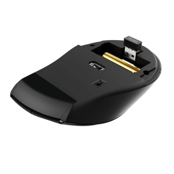 Trust Sura Comfortabele draadloze muis – draadloze muis – rechtshandige muis – RF draadloos – Optische muis (25479)