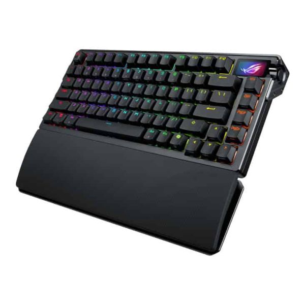 ASUS ROG Azoth Extreme toetsenbord Gamen USB + RF Wireless + Bluetooth QWERTY Engels Zwart (90MP03MA-BKUA01)