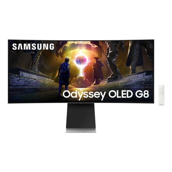 Samsung 34 Inch Odyssey OLED G8 G85SD Ultra WQHD 175Hz Gaming Monitor (LS34DG850SUXEN)