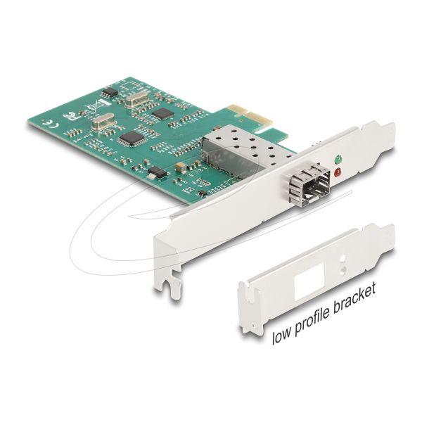 DELOCK PCI Express x1 Karte zu 1 x SFP Slot 100Base-FX RTL (88216)