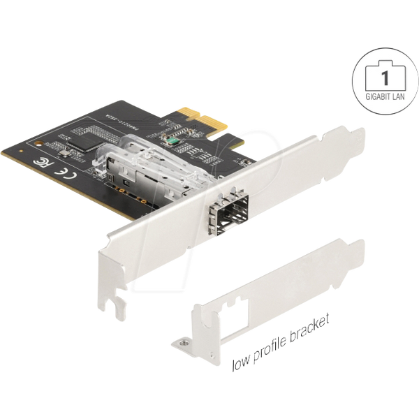 DELOCK PCI Express x1 Karte zu 1 x SFP Slot Gigabit LAN i210 (88318)