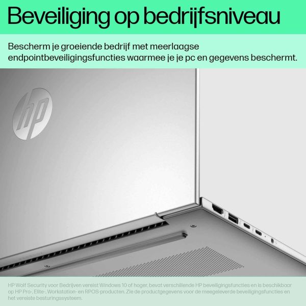 HP ProBook 440 G11 Intel Core Ultra 5 125U Laptop 35,6 cm (14") WUXGA 8 GB DDR5-SDRAM 256 GB SSD Wi-Fi 6E (802.11ax) Windows 11 Pro Zilver (A37XQET#ABH)