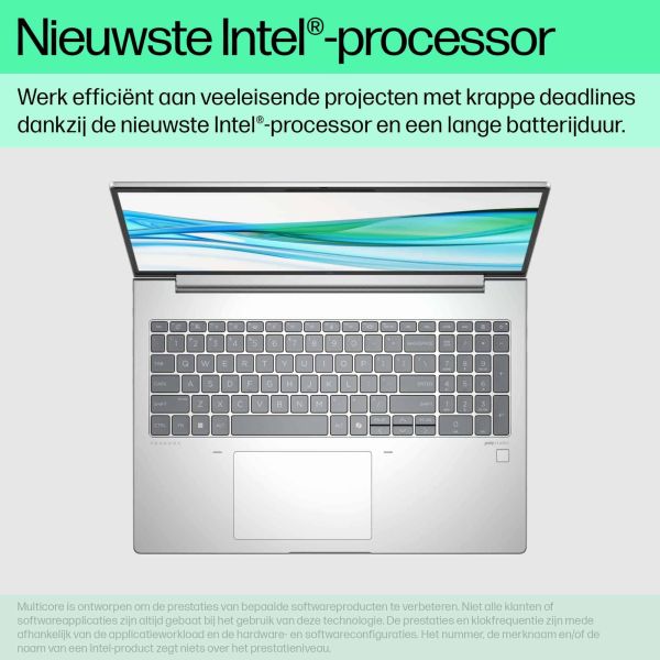 HP ProBook 440 G11 Intel Core Ultra 5 125U Laptop 35,6 cm (14") WUXGA 8 GB DDR5-SDRAM 256 GB SSD Wi-Fi 6E (802.11ax) Windows 11 Pro Zilver (A37XQET#ABH)