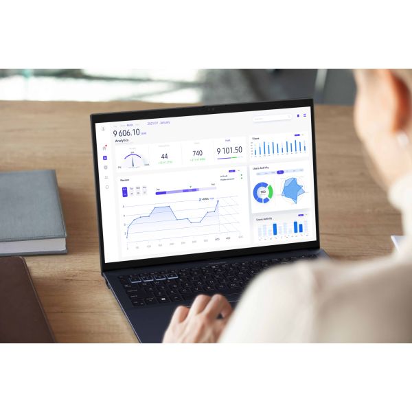 ASUS ExpertBook B5 B5604CMA-QW0125X Intel Core Ultra 5 125U Laptop 40,6 cm (16") WUXGA 16 GB DDR5-SDRAM 512 GB SSD Wi-Fi 6E (802.11ax) Windows 11 Pro Zwart (90NX0751-M004M0)