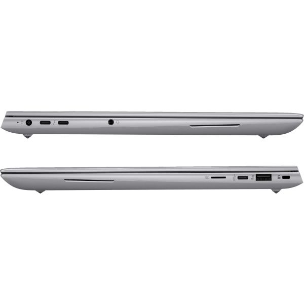 HP ZBook Studio 16 G11 Intel Core Ultra 9 185H Mobiel werkstation 40,6 cm (16") WQUXGA 64 GB DDR5-SDRAM 2 TB SSD NVIDIA RTX 3000 Ada Wi-Fi 7 (802.11be) Windows 11 Pro AI Workstation, AI PC Zilver (98L06ET#ABH)