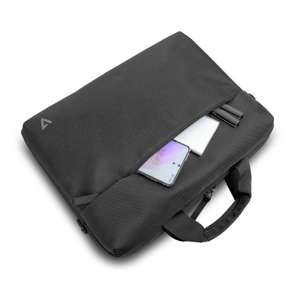 V7 CTP16-ECO2 laptoptas 39,6 cm (15.6") Aktetas Zwart (CTP16-ECO2)