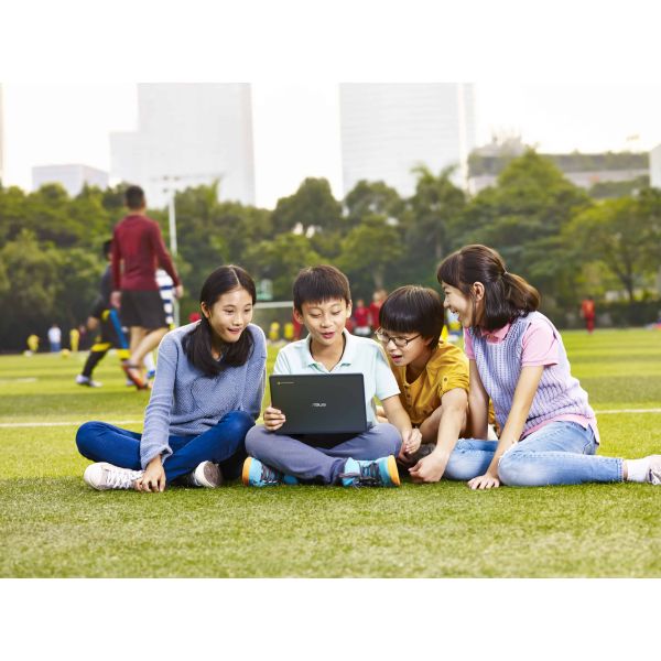 ASUS Chromebook CR1104CGA-NS0006 Intel® N N100 29,5 cm (11.6") Touchscreen HD 4 GB LPDDR5-SDRAM 32 GB eMMC Wi-Fi 6 (802.11ax) ChromeOS Grijs (90NX07S1-M00060)