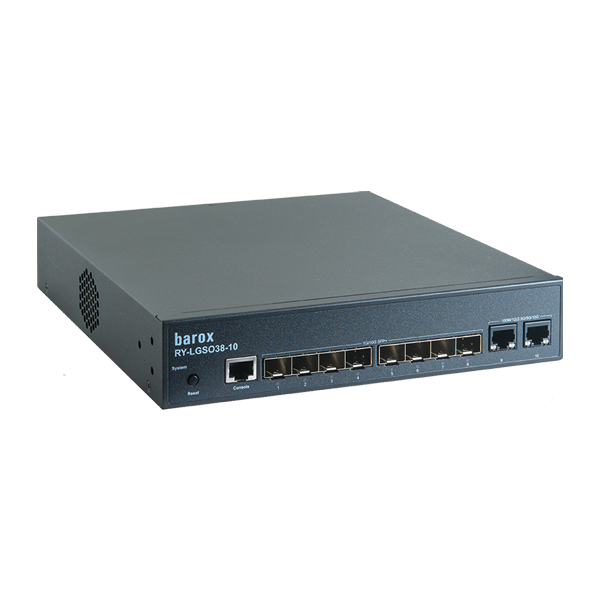 Barox RY-LGSO38-10 Managed Switch 8x 1/10G SFP+ 2x RJ45 (RY-LGSO38-10)