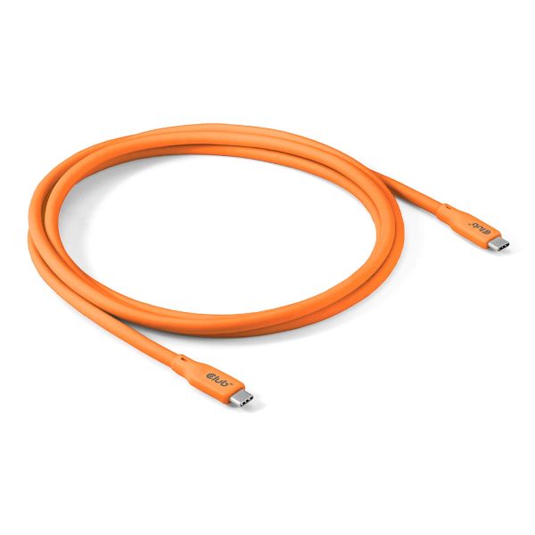 CLUB3D USB C oplaadkabel Oranje (CAC-3000)