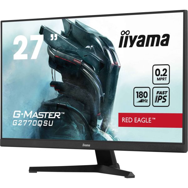 iiyama G-MASTER G2770QSU-B6 computer monitor 68,6 cm (27") 2560 x 1440 Pixels Wide Quad HD LED Zwart (G2770QSU-B6)