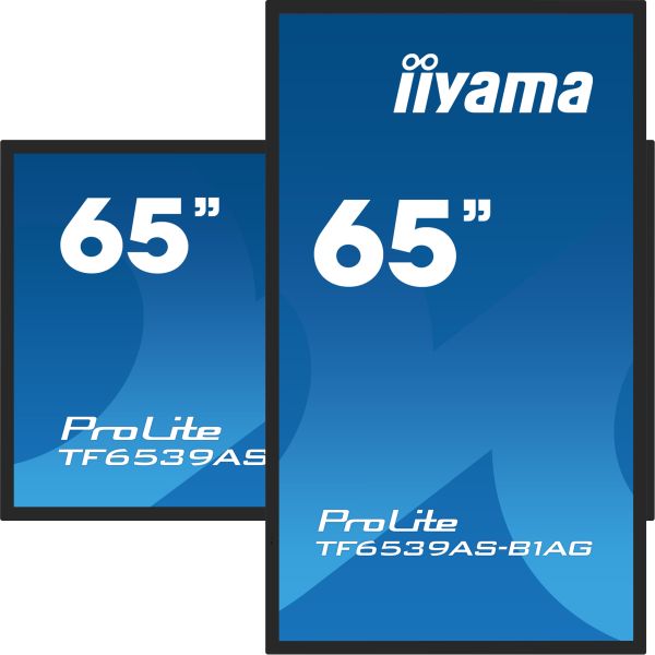 iiyama TF6539AS-B1AG beeldkrant Digitale signage flatscreen 163,8 cm (64.5") LED 500 cd/m² 4K Ultra HD Zwart Touchscreen Type processor Android 24/7 (TF6539AS-B1AG)