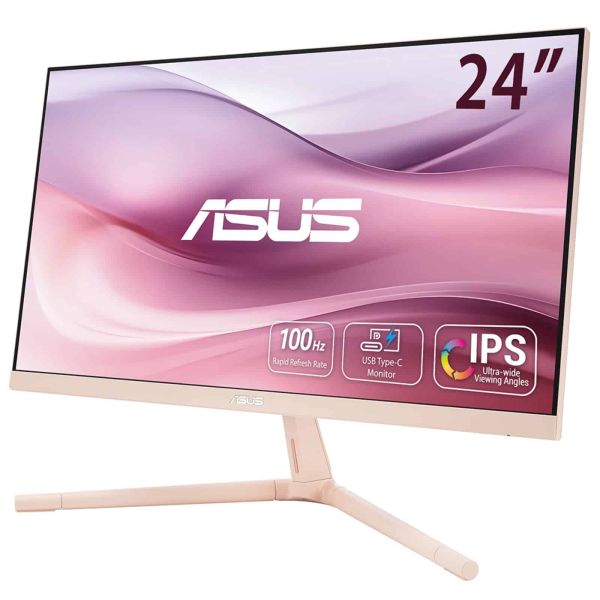 ASUS VU249CFE-P computer monitor 60,5 cm (23.8") 1920 x 1080 Pixels Full HD LCD Roze (90LM09JO-B01K70)