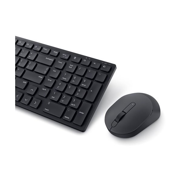 DELL KM555 toetsenbord Inclusief muis Universeel RF-draadloos + Bluetooth QWERTY US International Zwart (KM555-BLK-INT)