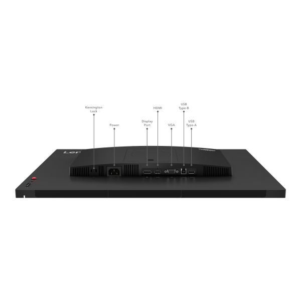Lenovo ThinkVision T24d-30 LED display 61 cm (24") 1920 x 1200 Pixels Full HD Zwart (63FFMAT1EU)