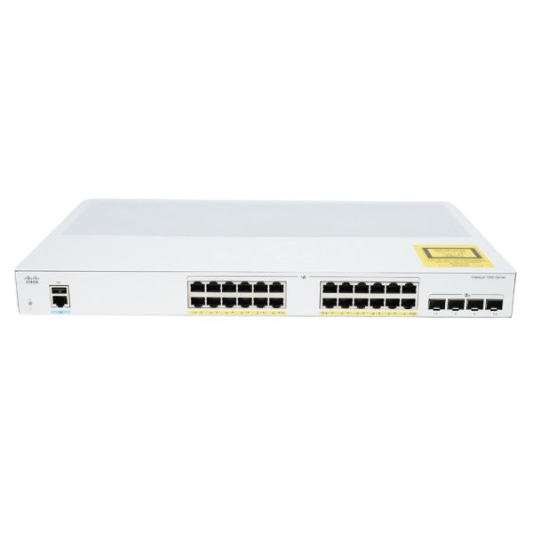 Cisco Catalyst C1000-24FP-4G-L Switch 24-Port PoE+ 370W managed L2 (C1000-24FP-4G-L)
