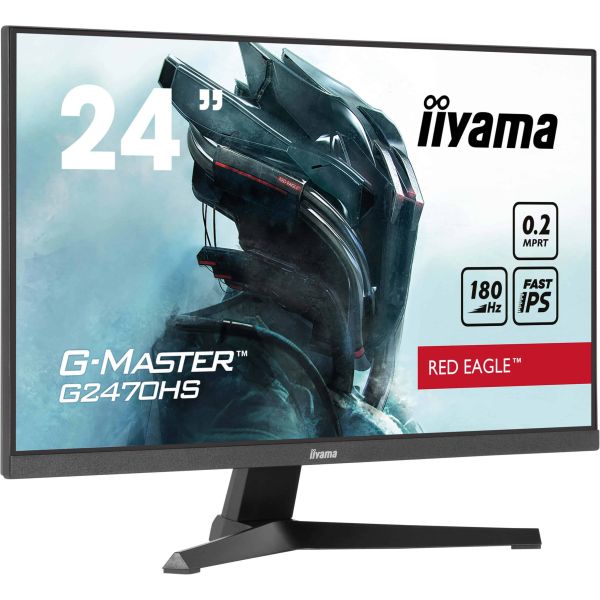 iiyama G-MASTER G2470HS-B1 computer monitor 60,5 cm (23.8") 1920 x 1080 Pixels Full HD LCD Zwart (G2470HS-B1)