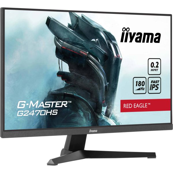 iiyama G-MASTER G2470HS-B1 computer monitor 60,5 cm (23.8") 1920 x 1080 Pixels Full HD LCD Zwart (G2470HS-B1)