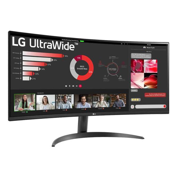LG 34WR50QK-B computer monitor 86,4 cm (34") 3440 x 1440 Pixels Wide Quad HD Zwart (34WR50QK-B.AEU)