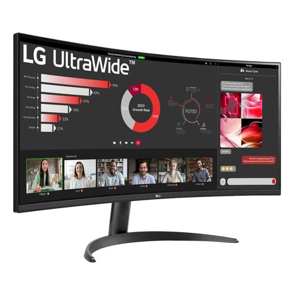 LG 34WR50QK-B computer monitor 86,4 cm (34") 3440 x 1440 Pixels Wide Quad HD Zwart (34WR50QK-B.AEU)