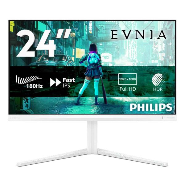 Philips Evnia 24M2N3201A/00 computer monitor 60,5 cm (23.8") 1920 x 1080 Pixels Full HD LCD Wit (24M2N3201A/00)